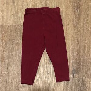Kids Maroon Leggings